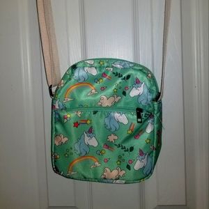 Kemy's crossbody unicorn print handbag
